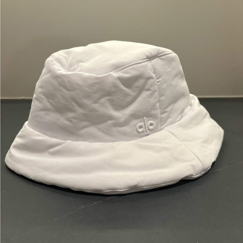 ALO Yoga White Bucket Hat